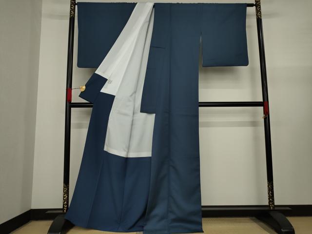 平和屋着物●人間国宝・羽田登喜男監修　色無地　褐返色　荒川株式会社　洗える着物　AAAY4731ck 平和屋着物○人間国宝・羽田登喜男監修 色無地 褐返色 荒川株式