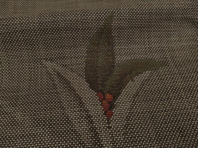 平和屋着物●本場大島紬　カタス7マルキ　南天文　正絹　逸品　AAAY4746ck 平和屋着物○本場大島紬 カタス7マルキ 南天文 正絹 逸品 AAAY4746ck