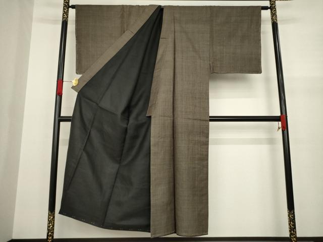 平和屋着物○男性 本場大島紬 120亀甲 総詰め 正絹 逸品 未使用 AAAY4762ck