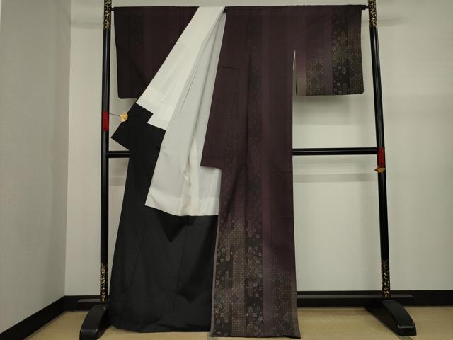 平和屋着物○染色家 岸上純平 本場大島紬 訪問着 カタス9マルキ エ