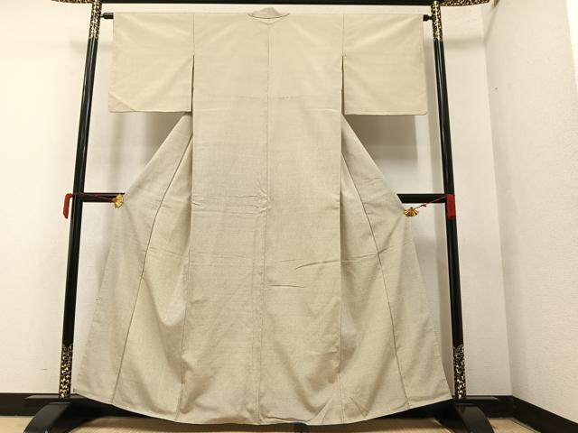 平和屋着物○塩沢紬 200亀甲 正絹 逸品 AAAY1485np