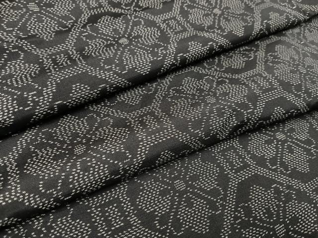 平和屋着物●本場大島紬　蜀江花文　正絹　逸品　未使用　AAAY5975ph