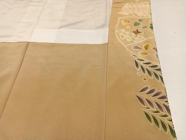 平和屋着物○伯河貞雄 訪問着 絞り 辻が花 暈し染め 銀通し