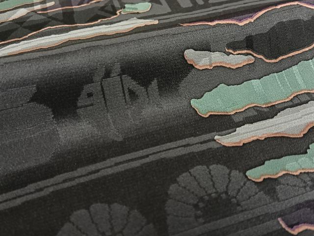 平和屋着物○上質な小紋 変わり浜松文様 さが美扱い 正絹 逸品 AAAY6403zg