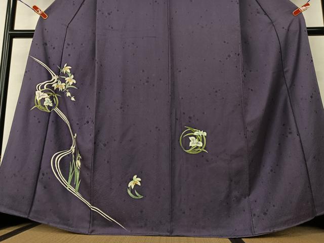 平和屋着物●訪問着　草花文　金彩　正絹　逸品　AAAY6406zg 平和屋着物○訪問着 草花文 金彩 正絹 逸品 AAAY6406zg