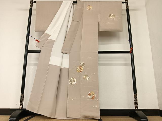 平和屋本店□極上 西陣 輝洸 安次郎 訪問着 宝尽くし 兎 暈し染め 金彩