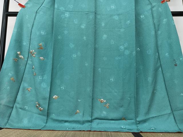 平和屋着物○訪問着 作家物 龍児 かかし カカシ 金彩 ロング丈 正絹