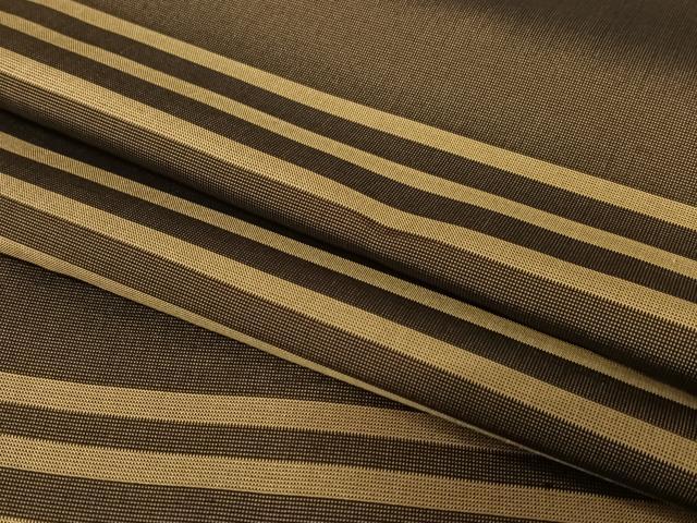 平和屋着物●上質な紬　横段文　正絹　逸品　AAAY6513zg