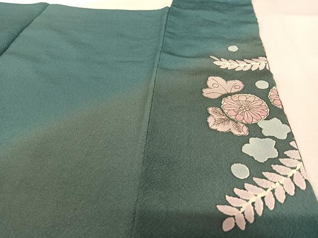 平和屋着物○訪問着 作家物 泰常 辻が花 絞り 暈し染め 金彩 銀通し地