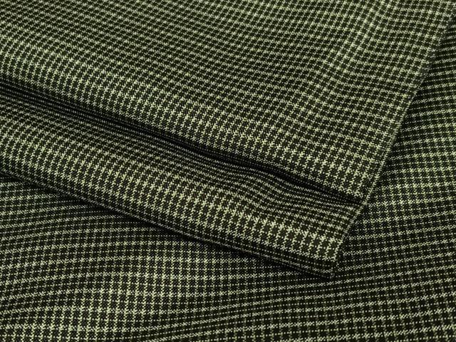 平和屋着物●男性　本場大島紬　アンサンブル　格子　キングサイズ　正絹　逸品　AAAY6591zg