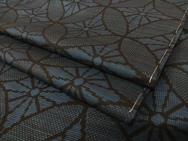 平和屋着物●本場大島紬　一元7マルキ　花七宝文　正絹　逸品　未使用　AAAY6593zg