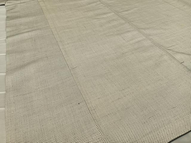 平和屋着物○上質な紬 十字絣文様 正絹 逸品 AAAY6638zg