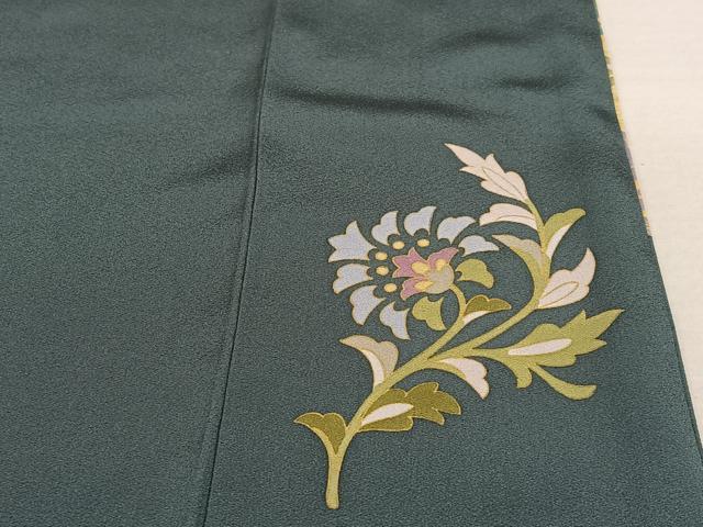 平和屋着物○訪問着 作家物 道長更紗花文 金彩 正絹 逸品 AAAY6640zg