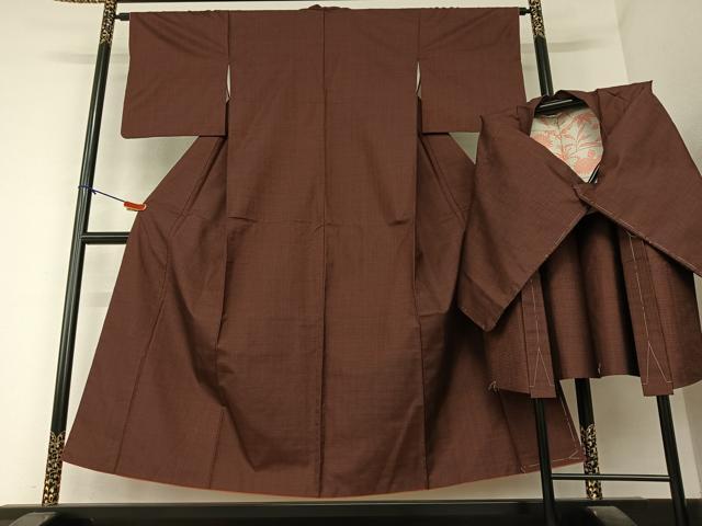 平和屋着物●本場大島紬　アンサンブル　100亀甲　総詰　正絹　逸品　未使用　AAAY6646zg