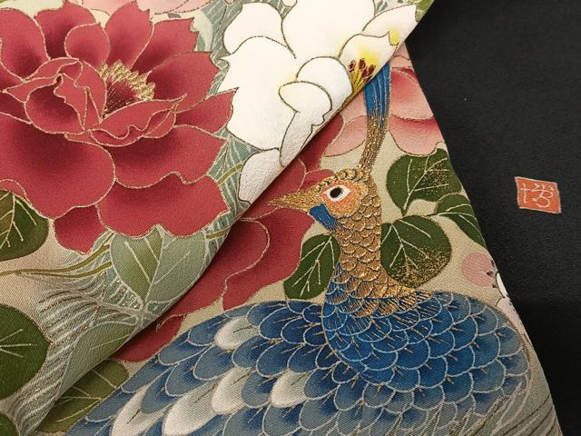 【571】友禅•金彩 黒留袖(さが美 織りネーム入り) 545】友禅黒留袖(さが美織ネーム入り ) - メルカリ