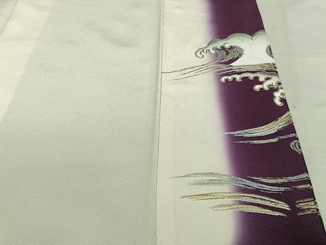 平和屋着物○金彩友禅 卓越技能者・名工・和田光正 色留袖 立波群