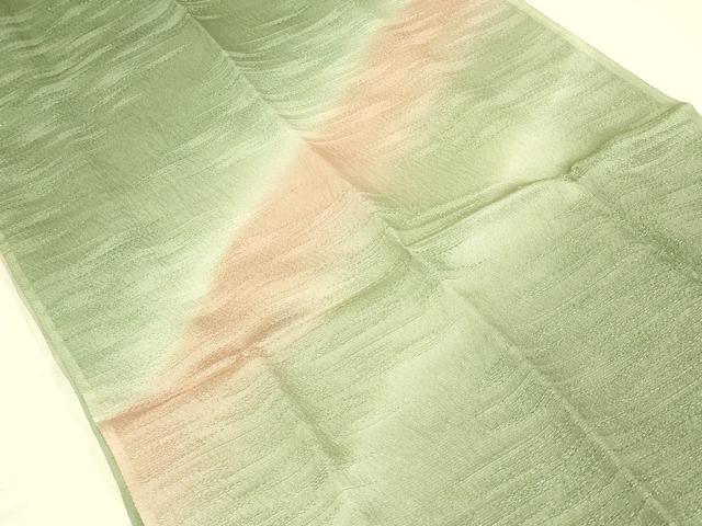 平和屋着物○和装小物 帯締め・帯揚げセット 暈し染め 金糸 正絹 逸品 未