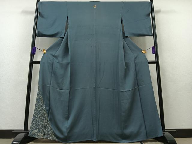 平和屋着物▽豪華色留袖　単衣　総刺繍　鳥獣花文　金糸　正絹　逸品　AAAY7255jh