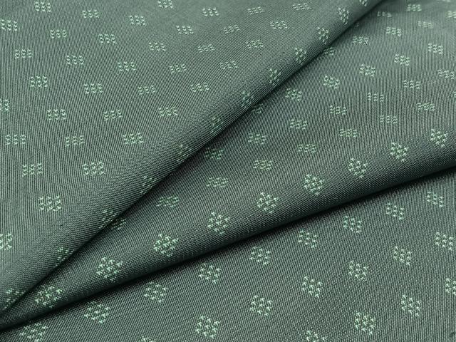 平和屋着物▽本場大島紬　単衣　菱文　ますいわ屋扱い　正絹　逸品　AAAY7276jh