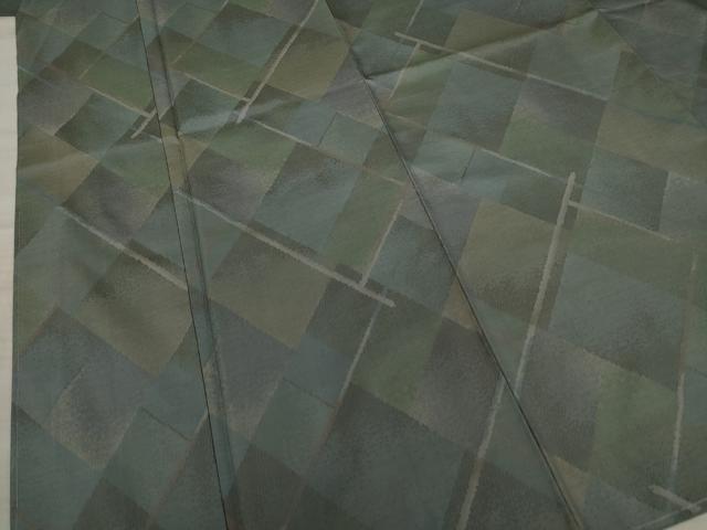 平和屋着物○本場大島紬 格子 正絹 逸品 AAAY7330ck