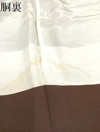 平和屋着物○希香粋 小西廣光 色無地 銀通し地 正絹 逸品 AAAY7886phの