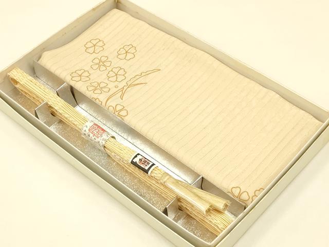 平和屋着物＊夏物　和装小物　帯締め・帯揚げセット　レース組　舞花　雪芝　露芝　逸品　未使用　AAAY8009ay