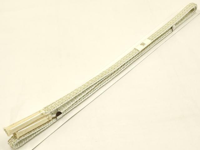 平和屋着物＊夏物　和装小物　上質な帯締め　レース組　平組　金糸　正絹　逸品　未使用　AAAY8161ay 平和屋着物＊夏物 和装小物 帯締め・帯揚げセット 絽 レース組 平組
