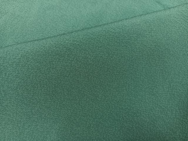 平和屋着物○上質な色無地 京舞草木 青碧色 正絹 逸品 AAAY8608ph