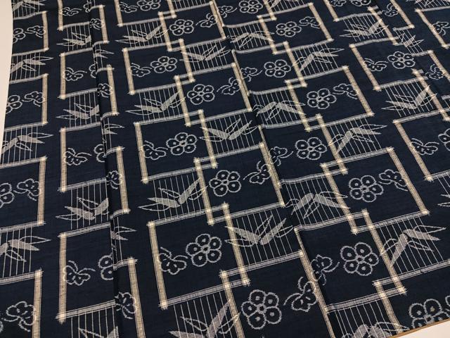 平和屋着物○上質な紬 松竹梅 正絹 逸品 AAAY8675ph