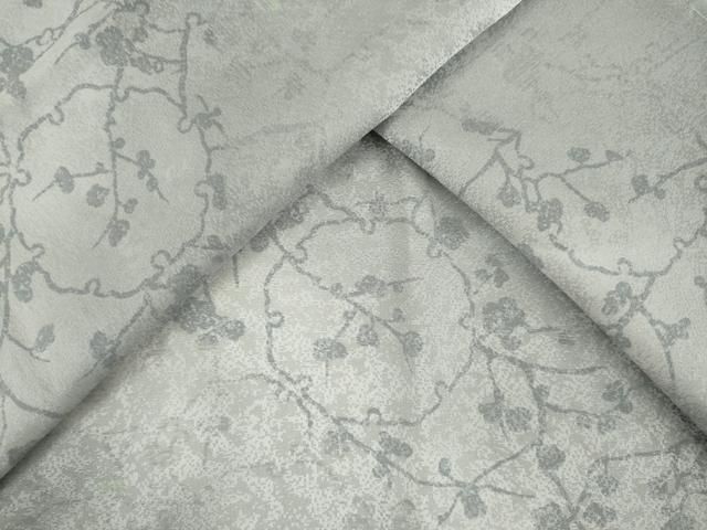 平和屋着物○長襦袢 無双仕立て 雪輪枝花文 暈し染め 正絹 逸品