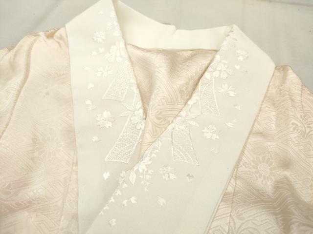 平和屋着物□長襦袢 無双仕立て 飛鶴文 暈し染め 正絹 逸品 DAAI8455az