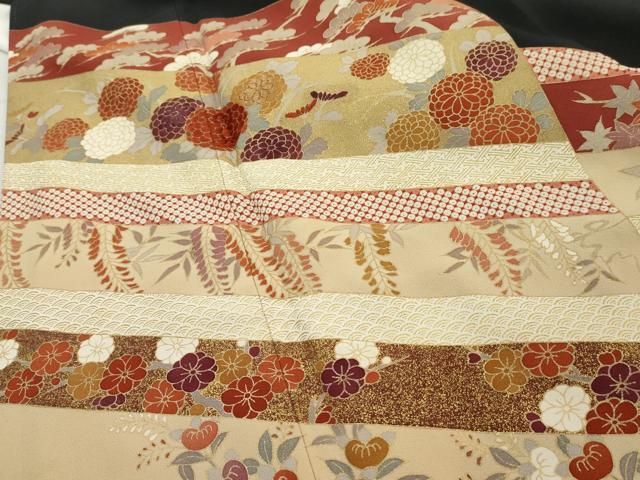 B06週末限定価格！☆未使用保管品☆ 吉祥花文 金彩 豪華 黒留袖6点セット 平和屋着物□豪華黒留袖 刺繍 吉祥花文 金彩 正絹 逸品 AAAY9259cs