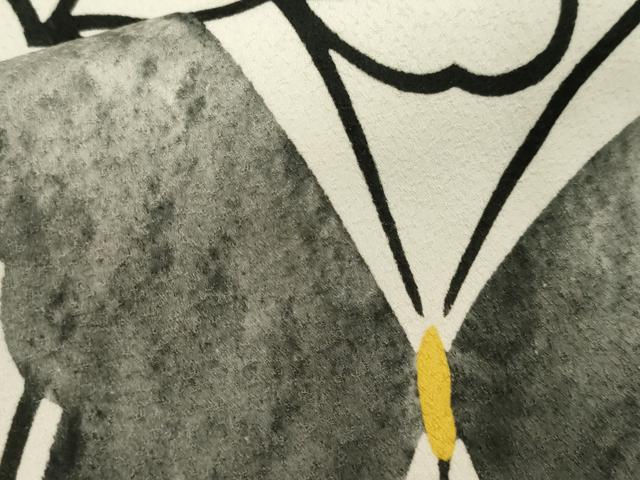 平和屋着物▽森英恵・HANAE MORI 小紋 舞蝶文 正絹 逸品 AAAY9359cs 2025