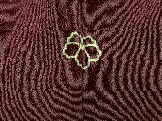 平和屋着物▽上質な色無地 単衣 滅紫色 正絹 逸品 AAAY9401jh