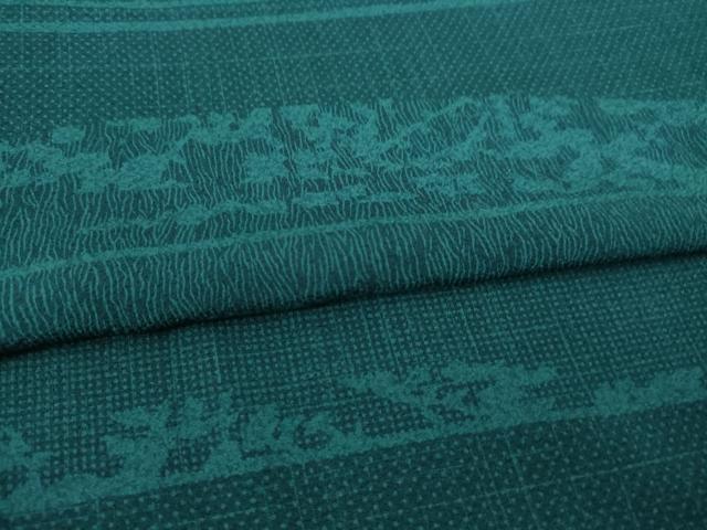 平和屋着物○上質な小紋 横段文 正絹 逸品 未使用 AAAY9860ck 平和