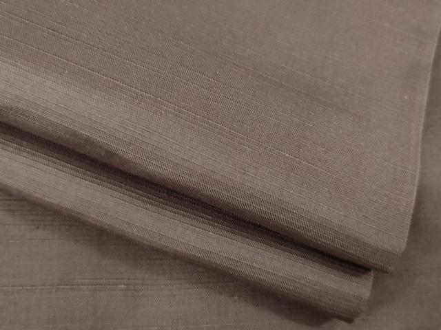 平和屋着物●上質な紬　色無地　鳩羽鼠色　正絹　逸品　AAAY9869ck