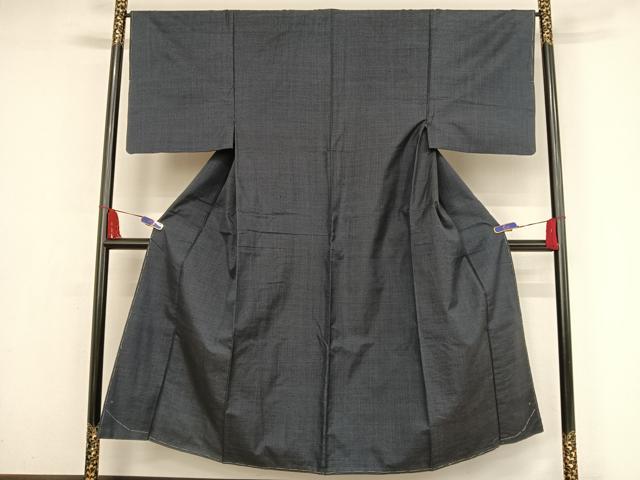 平和屋着物○男性 本場大島紬 格子 正絹 逸品 未使用 AAAY9921np