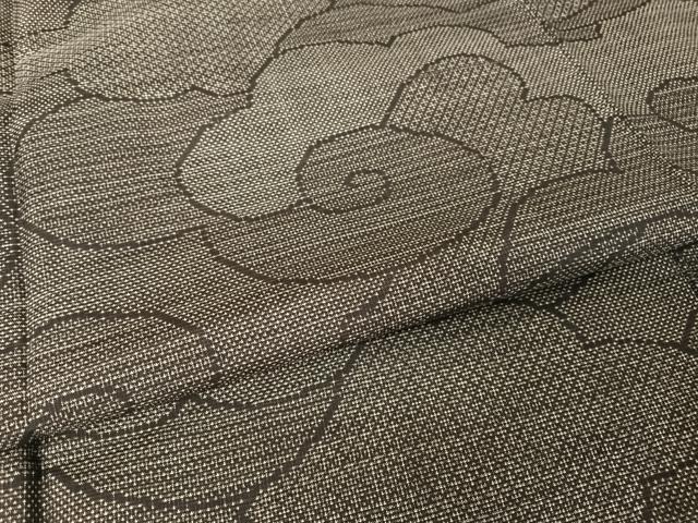 平和屋着物●本場大島紬　カタス7マルキ　雲文　正絹　逸品　AAAY9934np