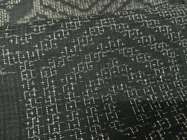 平和屋着物○結城紬 80亀甲 亀甲花文 正絹 逸品 AAAY9953np