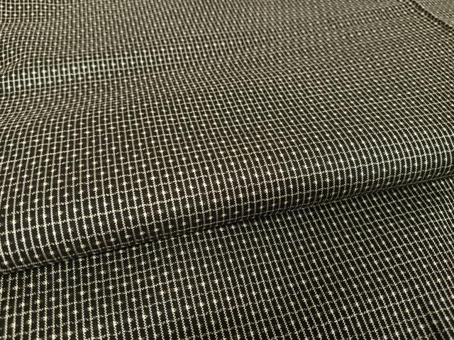 平和屋着物○男性 本場大島紬 アンサンブル 格子 正絹 逸品 AAAY9959np