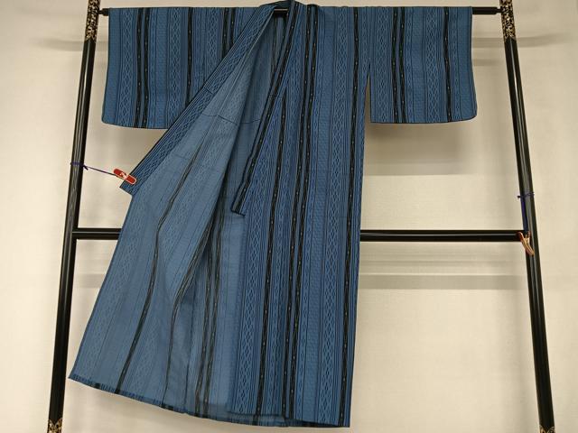 平和屋着物▽小紋　単衣　間道　洗える着物　AAAZ0012zg 平和屋着物▽小紋 単衣 間道 洗える着物 AAAZ0012zg 【公式通販】