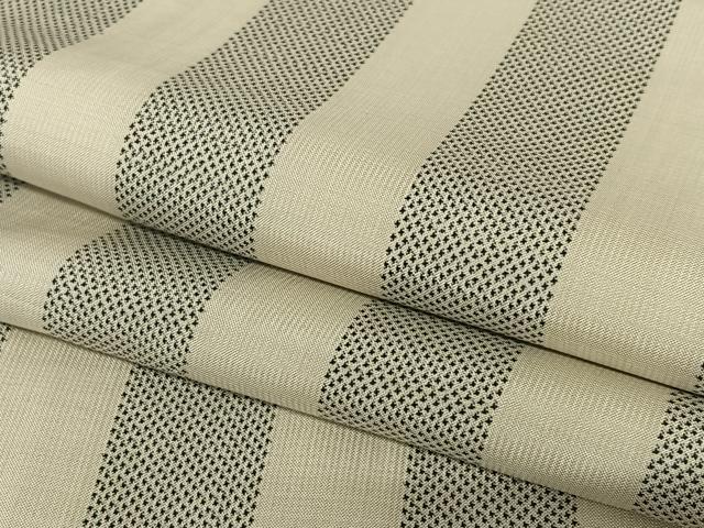 平和屋着物●本場大島紬　白大島　一元7マルキ　縞　正絹　逸品　AAAZ0142zg