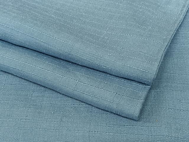 平和屋着物●上質な紬　色無地　紺鼠色　正絹　逸品　AAAZ0165zg