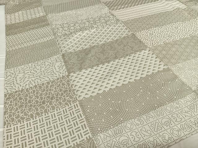 平和屋着物○本塩沢 やまだ織 百柄 正絹 逸品 AAAZ0192zg