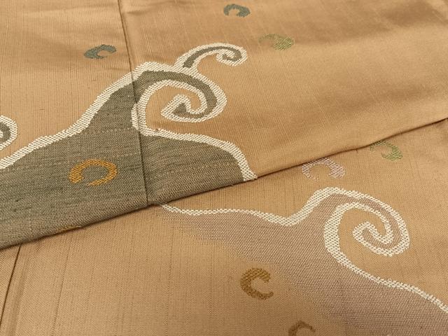 平和屋着物○上質な紬 訪問着 立波文 正絹 逸品 AAAZ0205zg