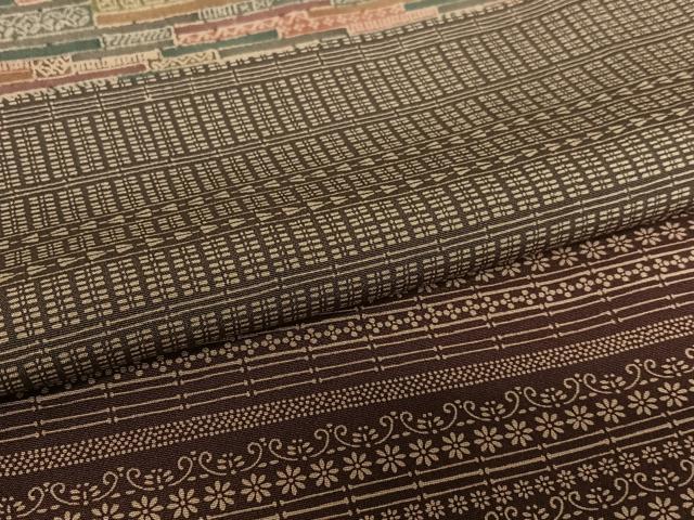 平和屋着物○訪問着 作家物 横段花文 正絹 逸品 AAAZ0206zg