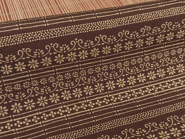 平和屋着物○訪問着 作家物 横段花文 正絹 逸品 AAAZ0206zg