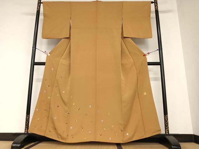 平和屋着物●ジャパンオートクチュール　渡辺雪三郎　訪問着　総刺繍　宝尽くし文　正絹　逸品　AAAZ0208zg