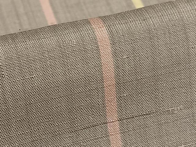 平和屋着物○上質な紬 縞 正絹 逸品 AAAZ0216zg