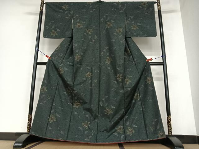 単衣【極上逸品】正絹【新品、未使用】トールサイズ【本場大島紬訪問着】フルセット 単衣【極上逸品】正絹【新品、未使用】トールサイズ【本場大島紬